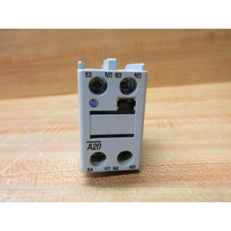 Allen Bradley 100-FA20 Auxiliary Contact 100FA20 Series B - Used