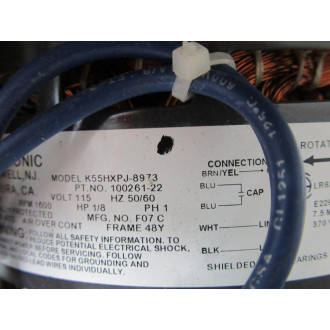 Kooltronic KBB60-60 K55HXPJ-8973 Centrifugal Blower 100261-22 - New No Box Kooltronic KBB60-60 K55HXPJ-8973 Centrifugal Blower 100261-22 - New No Box