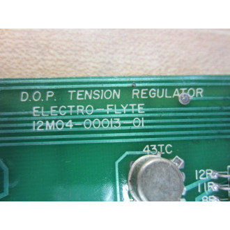 Electro-Flyte 12M04-00013-01 D.O.P.Tension Regulator 12M040001301 - Used