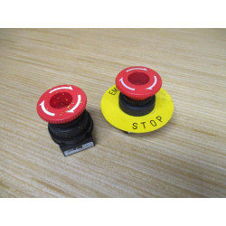 Fuji Electric AR30VOL-E3 E-Stop Button AR30V0L-01E3RZC (Pack of 2) - Used