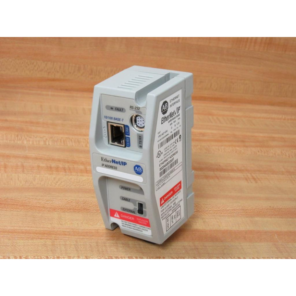 Allen Bradley 1761-NET-ENI Ethernet Interface 1761NETENI FRN 3.22 - Used Allen Bradley 1761-NET-ENI Ethernet Interface 1761NETENI FRN 3.22 - Used