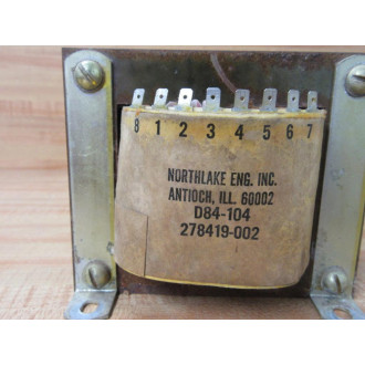 Northlake Engineering D84-104 2778419-002 Transformer  D841042778419002 - Used