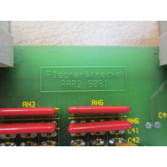 Fischer&Krecke RAP2-9051 Circuit Board RAP29051 - Used