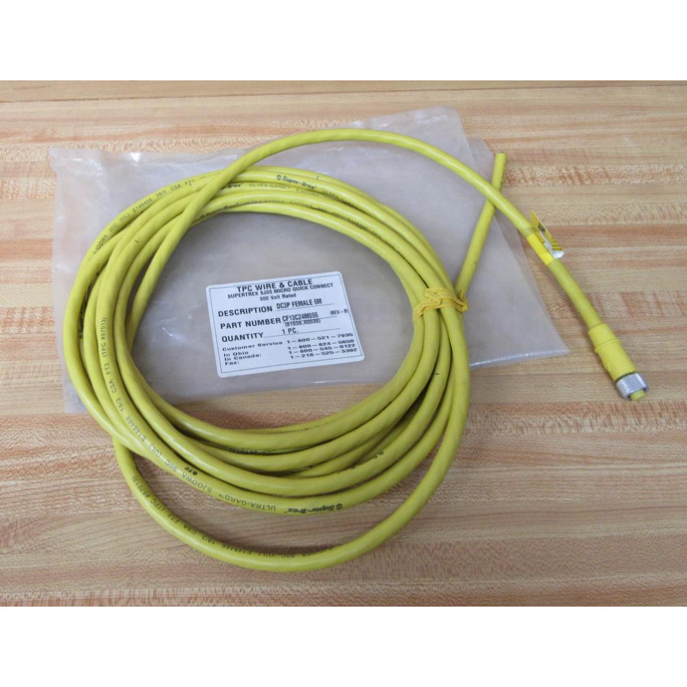 TPC Wire And Cable CF132C24M006 Connector Cable 87013 TPC Wire And Cable CF132C24M006 Connector Cable 87013