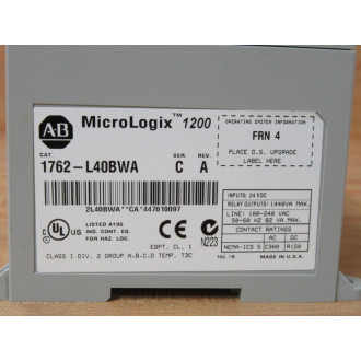 Allen Bradley 1762-L40BWA Micro Logix 1200 1762L40BWA - Used