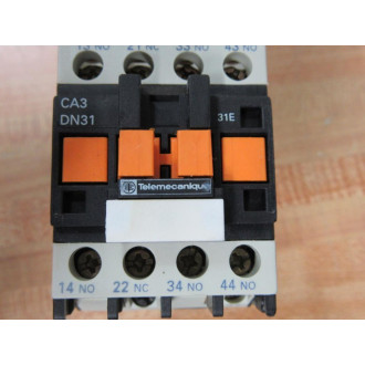 Telemecanique CA3-DN31-BD Control Relay CA3DN31BD 023446 - Used