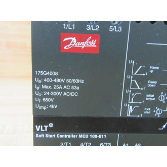 Danfoss 175G4008 Soft Start Controller MCD 100-011 - Used