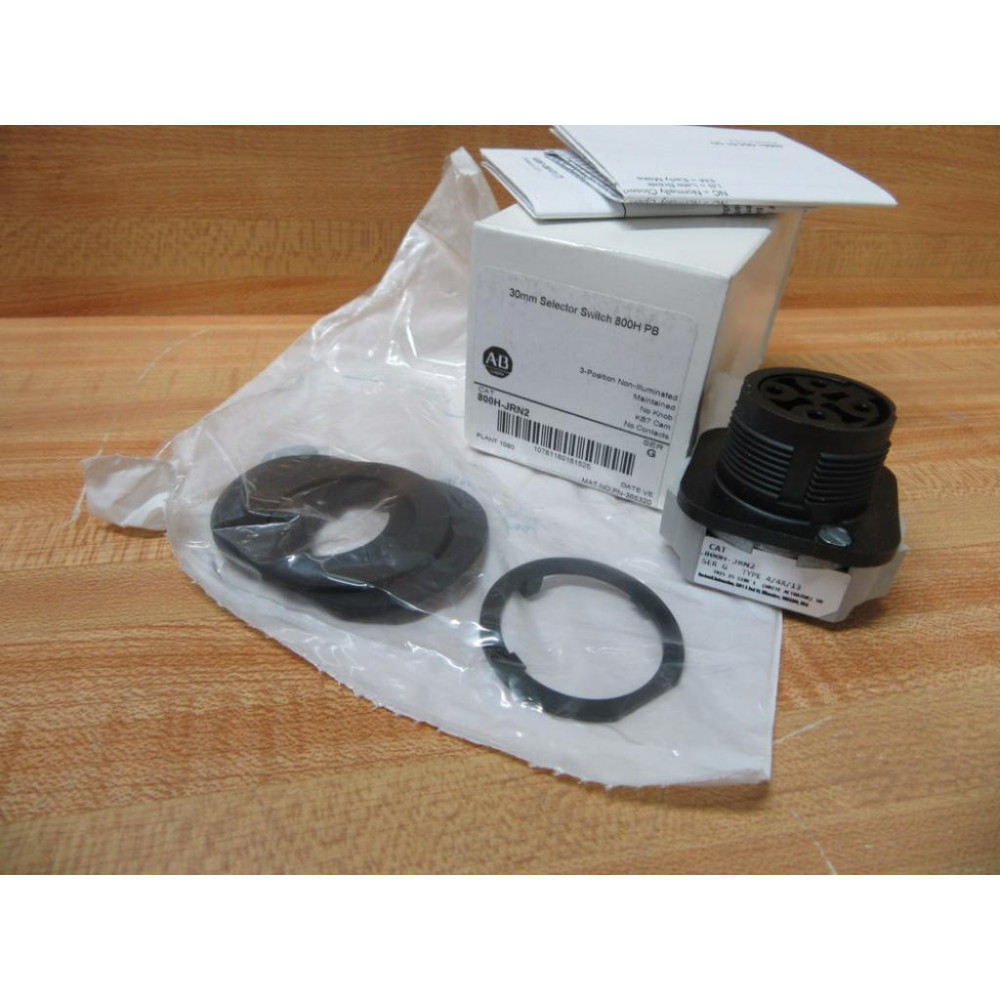Allen Bradley 800H-JRN2 Selector Switch 800HJRN2 Allen Bradley 800H-JRN2 Selector Switch 800HJRN2
