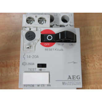 AEG Mbs32SG200 Manual Motor Starter - New No Box