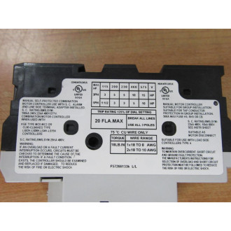 AEG Mbs32SG200 Manual Motor Starter - New No Box