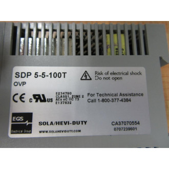 Sola SDP 5-5-100T Power Supply SDP55100T - New No Box