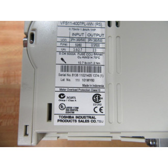 Toshiba VFS11-4007PL-WN (R5) Transistor Inverter VF-S11 - Used Toshiba VFS11-4007PL-WN (R5) Transistor Inverter VF-S11 - Used