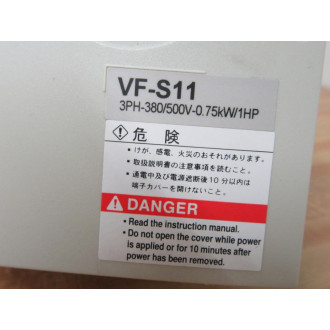 Toshiba VFS11-4007PL-WN (R5) Transistor Inverter VF-S11 - Used Toshiba VFS11-4007PL-WN (R5) Transistor Inverter VF-S11 - Used