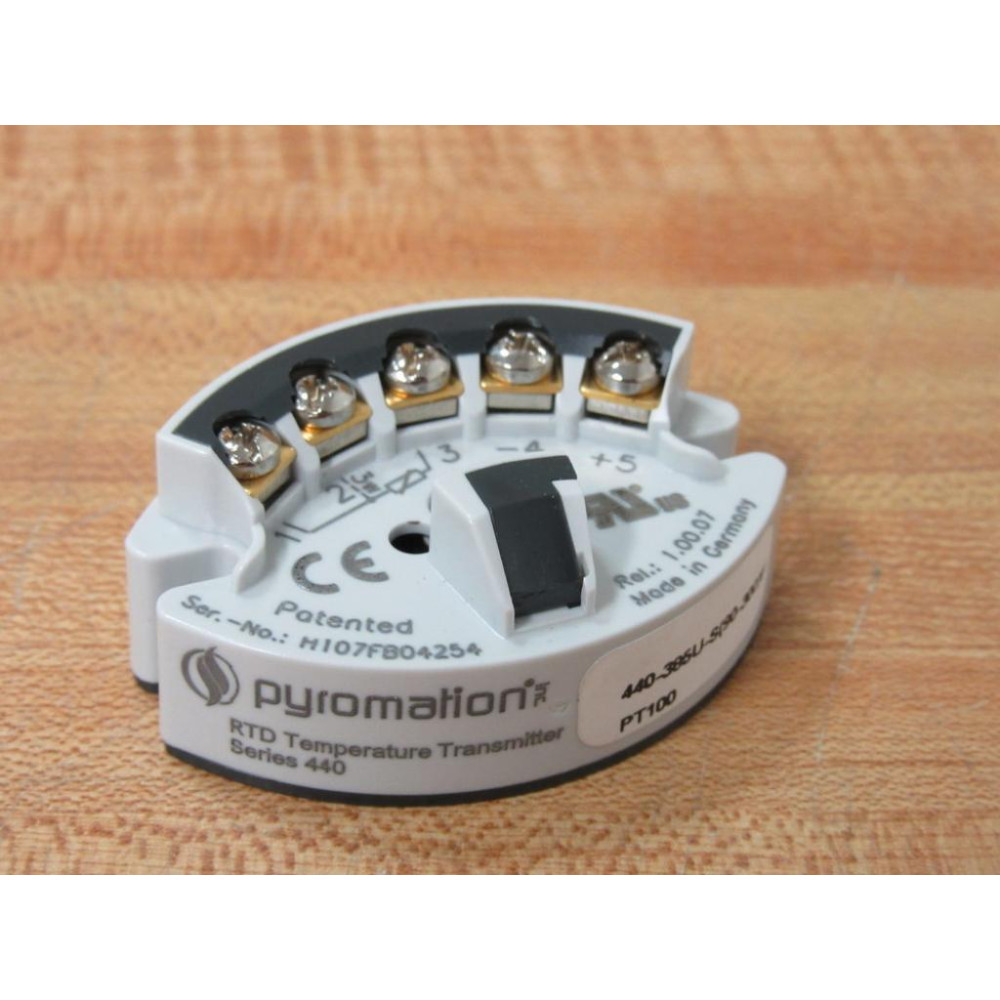 Pyromation 440-385U-S(90-300)F Temperature Transmitter 440385US90300F - New No Box Pyromation 440-385U-S(90-300)F Temperature Transmitter 440385US90300F - New No Box