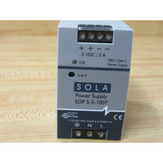 Sola SDP 5-5-100T Power Supply SDP55100T - Used