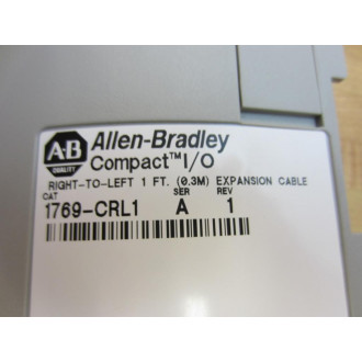 Allen Bradley 1769-CRL1 Compact IO Expansion Cable 1769CRL1 Female Conn. - Used