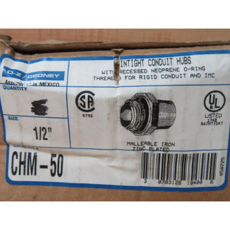 O-ZGedney CHM-50 12" Raintight Conduit Hub CHM50 (Pack of 10)