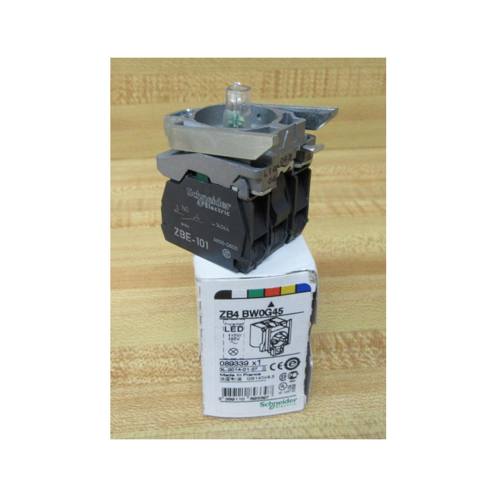 Schneider Electric ZB4 BW0G45 Light Block Assembly ZB4 BWOG45 Schneider Electric ZB4 BW0G45 Light Block Assembly ZB4 BWOG45