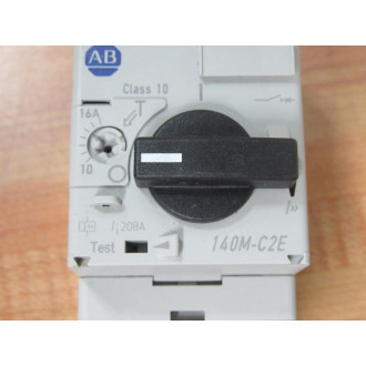 Allen Bradley 140M-C2E-C16 Motor Protector Breaker 140MC2EC16 Series C - Used Allen Bradley 140M-C2E-C16 Motor Protector Breaker 140MC2EC16 Series C - Used