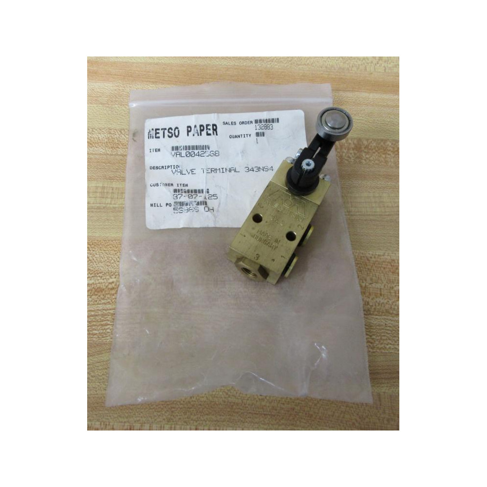 Mecman 3435 Poppet Valve 343 Mecman 3435 Poppet Valve 343