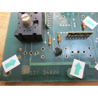 Cincinnati Milacron 3 531 3480A Processor Front Panel 35313480A - Parts Only