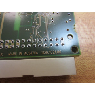 Sigmatek 1136.1021.00 Circuit Board SSK KB - Parts Only