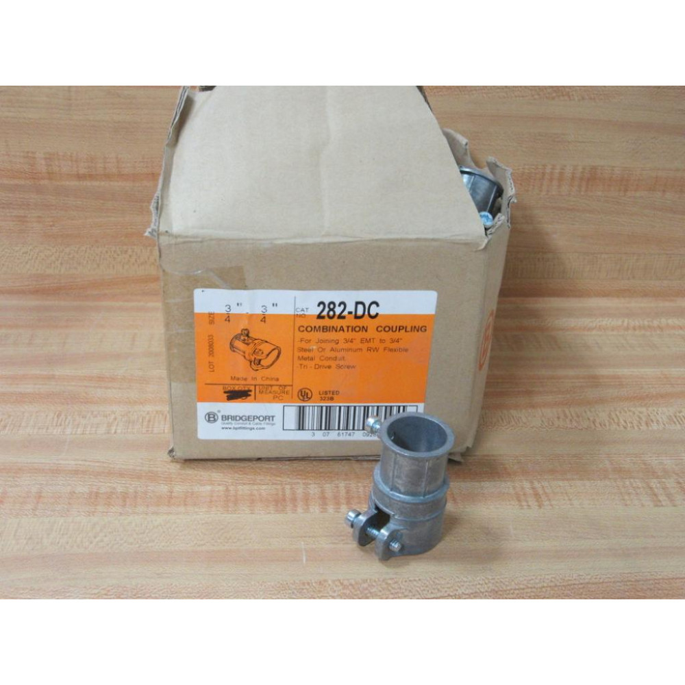 Bridgeport 282-DC 34" Combination Coupling 282DC (Pack of 32) Bridgeport 282-DC 34" Combination Coupling 282DC (Pack of 32)