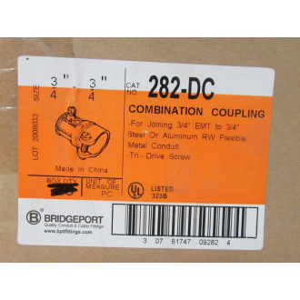 Bridgeport 282-DC 34" Combination Coupling 282DC (Pack of 32)