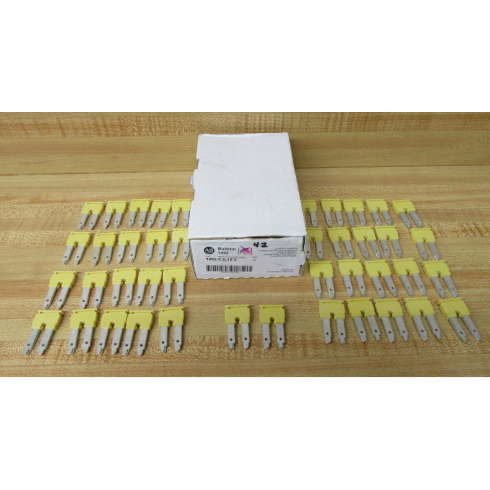 Allen Bradley 1492-CJL10-2 Center Jumper 1492CJL102 (Pack of 42) Allen Bradley 1492-CJL10-2 Center Jumper 1492CJL102 (Pack of 42)