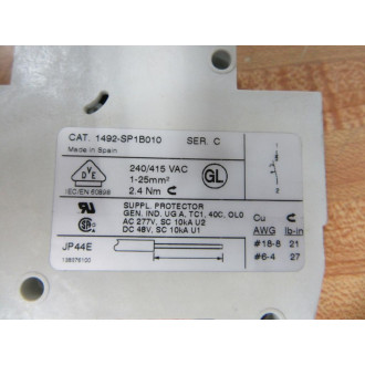 Allen Bradley 1492-SP1B010 1A Circuit Breaker 1492SP1B010 - New No Box