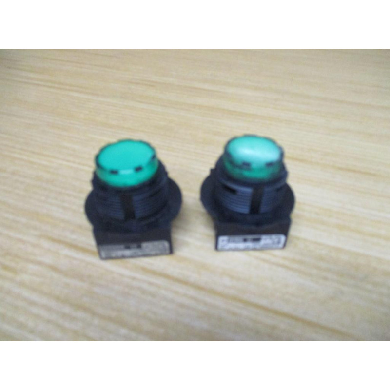 Fuji Electric AR30G4L-10E3G Illum. Push Button AR30G4L-E3 (Pack of 2) - Used