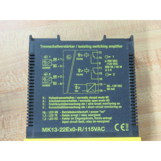 Turck MK13-22Ex0-R115VAC Relay Module MK1322Ex0R115VAC - New No Box