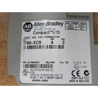 Allen Bradley 1769-ECR End Cap 1769ECR Ser A Rev 2 - New No Box