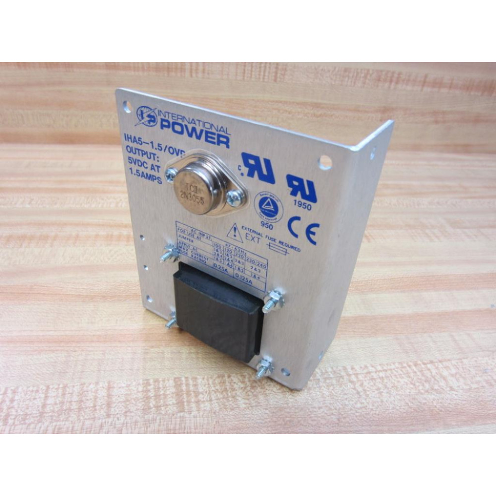 International Power IHA5-1.5OVP Power Supply IHA515OVP - New No Box