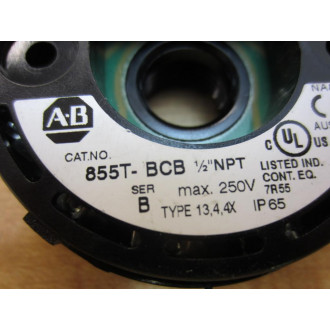 Allen Bradley 855T-BCB Mounting Base 855TBCB Ser. B - Used Allen Bradley 855T-BCB Mounting Base 855TBCB Ser. B - Used