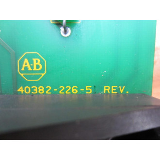 Allen Bradley 40382-226-5 Snubber Card 403822265 - Used