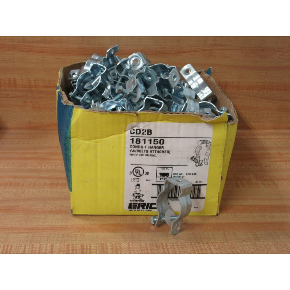 Erico Caddy CD2B Conduit Hanger WBolt 181150 (Pack of 107) Erico Caddy CD2B Conduit Hanger WBolt 181150 (Pack of 107)
