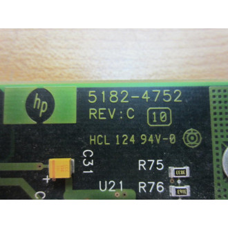 HP 5182-4752 Circuit Board 51824752 WSide Panel - Used