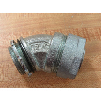 O-ZGedney 4Q-4100 1" 45° Liquidtight Connector 4Q4100 (Pack of 9) - New No Box
