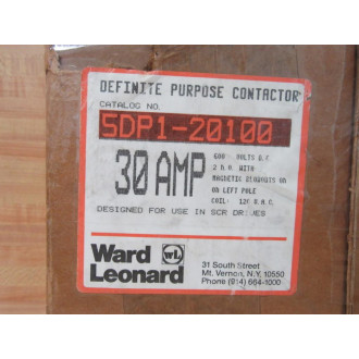 Ward Leonard 5DP1-20100 Joslyn Clark Contactor 5DP120100