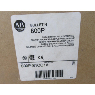 Allen Bradley 800P-S1CG1A Push Button 800PS1CG1A