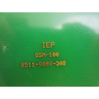 IEP GSM-100 VME Card GSM100 8511-9009-01B - Used
