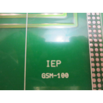 IEP GSM-100 VME Card GSM100 8511-9009-01B - Used