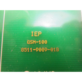 IEP GSM-100 VME Card GSM100 8511-9009-01B - Used