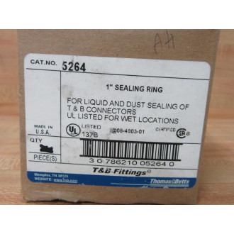 Thomas And Betts 5264 1" Sealing Ring (Pack of 34) Thomas And Betts 5264 1" Sealing Ring (Pack of 34)