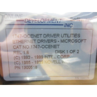Online Development 1747-OCENET Ethernet Module 1747OCENET