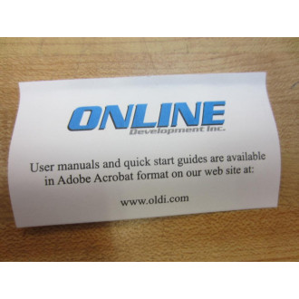 Online Development 1747-OCENET Ethernet Module 1747OCENET