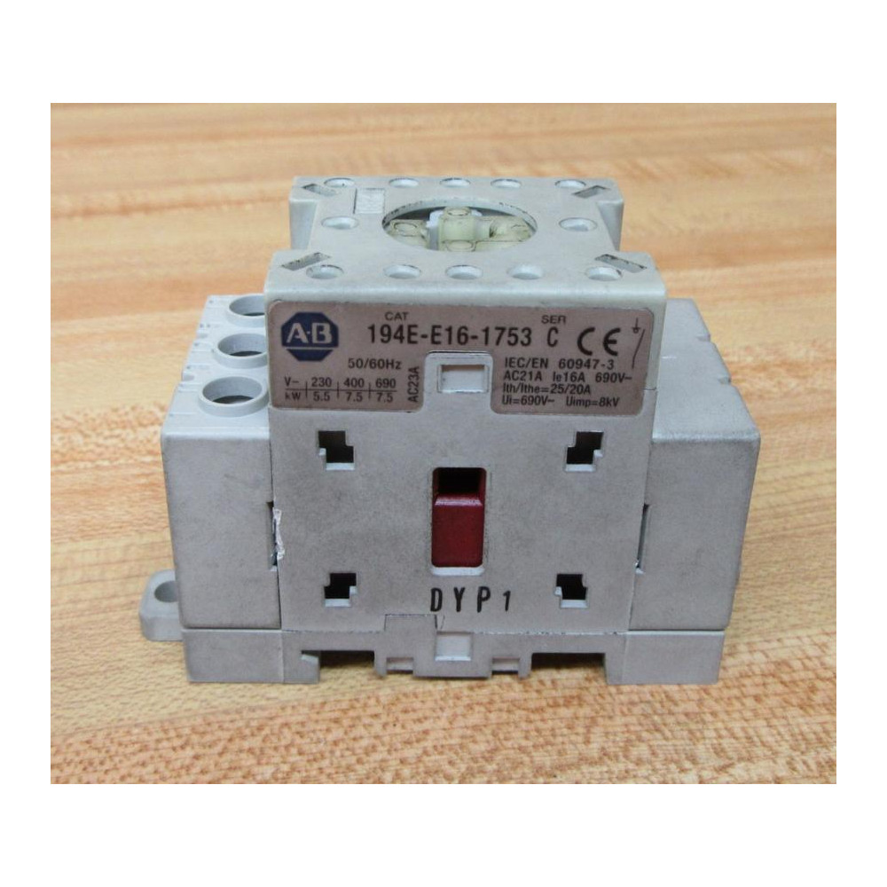 Allen Bradley 194E-E16-1753 Disconnect Switch - Used Allen Bradley 194E-E16-1753 Disconnect Switch - Used