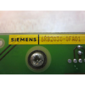 Siemens 6RB2030-0FA01 Board 447 703.9050.01 647013.0410.14 - Used