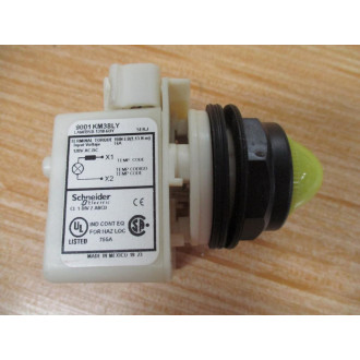 Schneider 9001KM38LY Square D Light Module 02931 W Lens - New No Box
